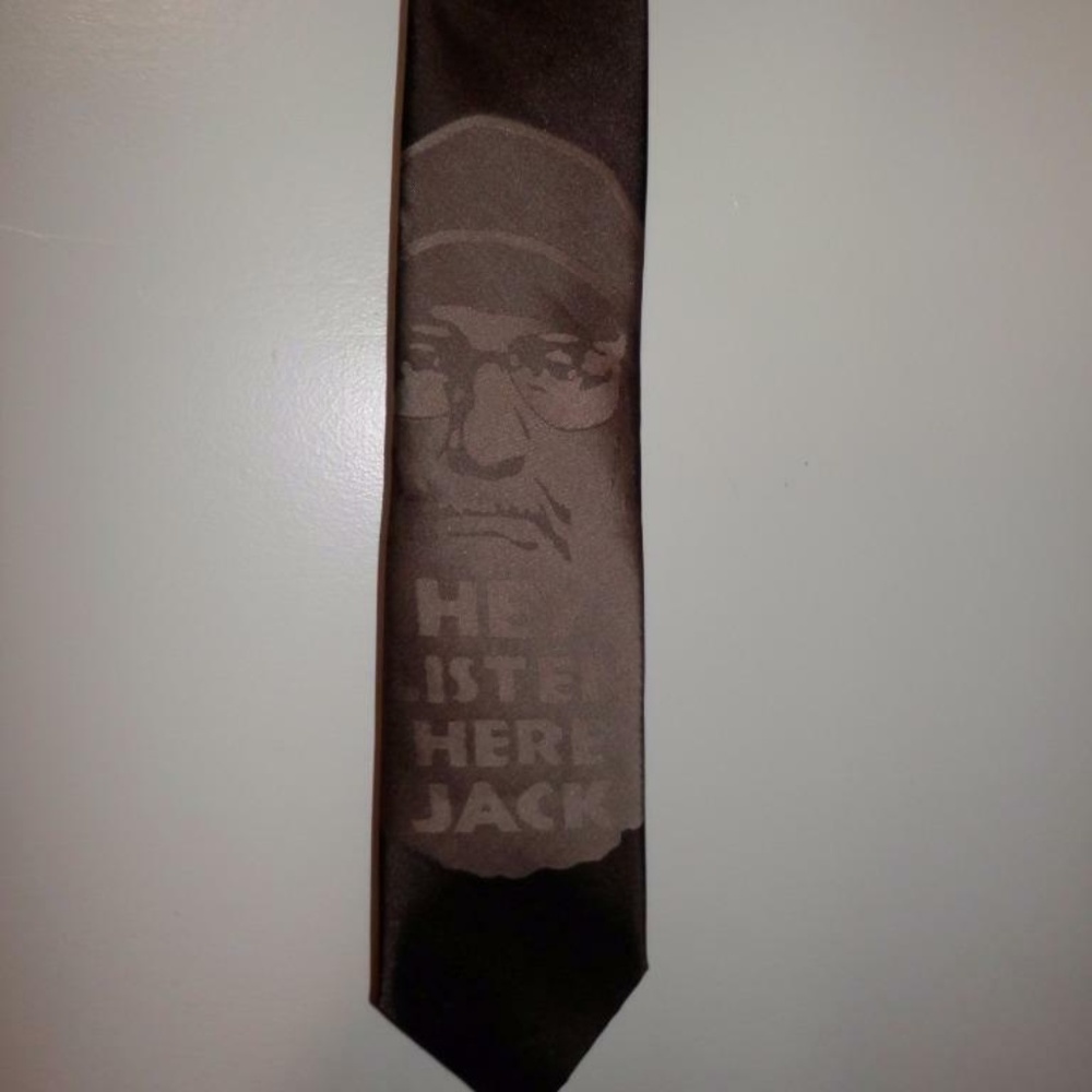 Duck Dynasty NeckTie Uncle Si Brown 3.25" W
